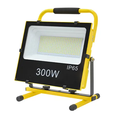 PROJECTEUR  LED CHARGEABLE 300W 8.4V 4-6HEURS + CHARGEUR ZL-KFL-B-300W
