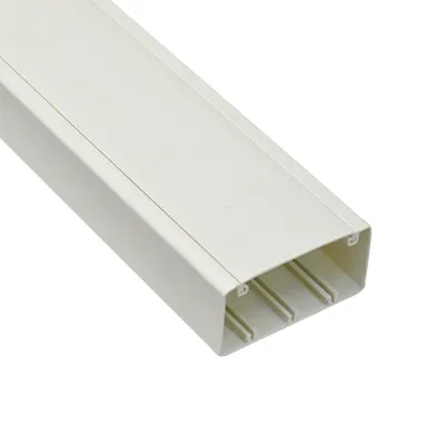 GOULOTTE EN PVC, DIMENSIONS 100× 50×2000 MM (L × H × L), EPAISSEUR 1,45 MM, COULEUR BLANCHE 2100504003