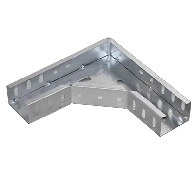 COUDE HORIZONTAL CHEMIN DE CABLE INTERIEUR, ACIER PRE-GALVANISE, H. 50 X L. 50 X EP. 1 MM – 2100503401