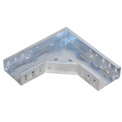 COUDE HORIZONTAL CHEMIN DE CABLE INTERIEUR, ACIER PRE-GALVANISE, H. 50 X L. 100 X EP. 1 MM – 2100503403