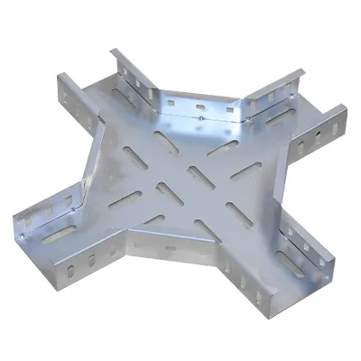 CROIX HORIZONTALE CHEMIN DE CABLE INTERIEUR, ACIER PRE-GALVANISE, H. 50 X L. 100 X EP. 1 MM – 2100503413