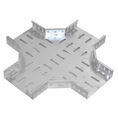 CROIX HORIZONTALE CHEMIN DE CABLE INTERIEUR, ACIER PRE-GALVANISE, H. 50 X L. 200 X EP. 1,2 MM – 2100503415
