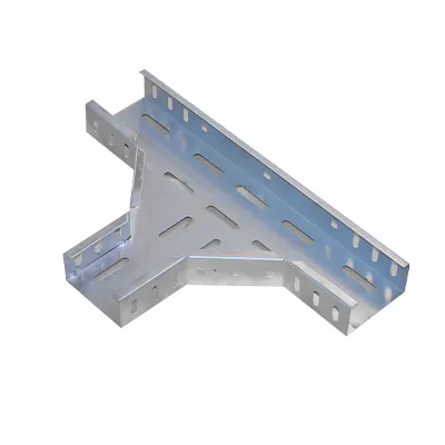 TE HORIZONTAL CHEMIN DE CABLE INTERIEUR, ACIER PRE-GALVANISE, H. 50 X L. 100 X EP. 1 MM – 2100503408