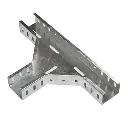 TE HORIZONTAL CHEMIN DE CABLE EXTERIEUR, ACIER GALVANISE A CHAUD, H. 50 X L. 75 X EP. 1 MM – 2100503517