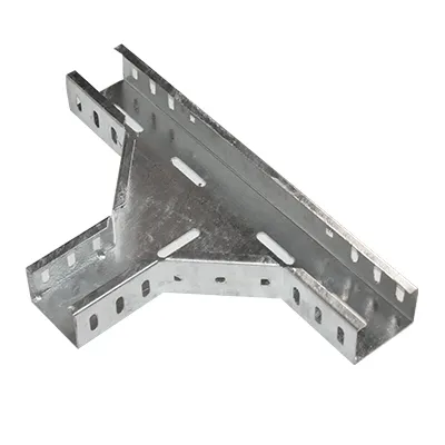 TE HORIZONTAL CHEMIN DE CABLE EXTERIEUR, ACIER GALVANISE A CHAUD, H. 50 X L. 150 X EP. 1 MM – 2100503519