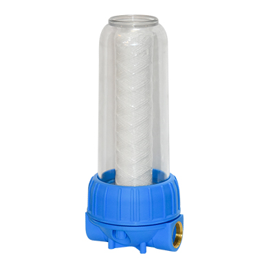 FILTRE A EAU 1” AVEC CARTOUCHE CORPS PET + COUVERCLE PP PRESSION MAX 15 BAR RH-J2 3040208633