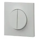 INTER DOUBLE ALL 10AX 250V  COMPLET ENC 1P 2MOD  URBNO LEGRAND UB2020GR