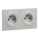 PRISE 2*2P+T ENC 1P 4MOD 230V 16A GRIS URBBANO LEGRAND UB3123GR