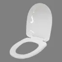 ABATTANT TOILETTE BLANC PP 435X340MM 021