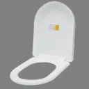 ABATTANT TOILETTE BLANC PP 456X360MM A2