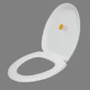 ABATTANT TOILETTE  BLANC PP 456X360MM H019