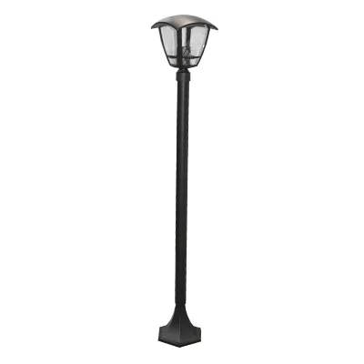 LUMIERE SUR PIED JARDIN ETANCHE ALUMINIUM E27 MAX 60W 170X170X1100 MM  SANS LAMPE XH6011