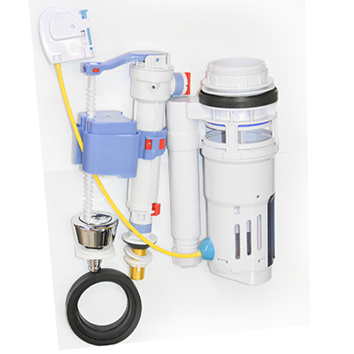 MECANISME WC 3/8", ABS + LAITONE CHASSE DOUBLE 1010507031