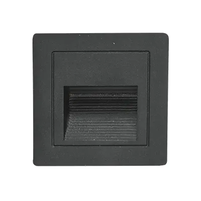Applique murale 3W LX525SF/ sq bk 85-265V
