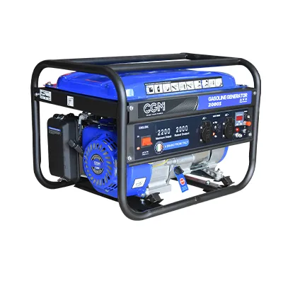 GROUPE ELECTROGENE mod.2000S – 2,2 kW, 230V, MOTEUR A ESSENCE CGM 7HP, DEMARRAGE  MANUEL
