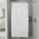 RIDEAU DE DOUCHE PEVA 180X180 CM AVEC AIMANT B0926-1 (BLANC)