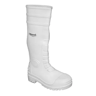 BOTTE DE TRAVAIL ROVEL BLANC P38 SANS ANTICHOC (PRIX NET)