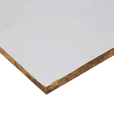 MELAMINE 2400X1200  17MM MAT WHITE  (UE)