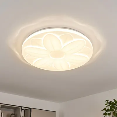 PLAFONNIER  3 COLORSIZE:500MMLED (18-40w)x2 85-265V 50/60HZCCT:3 COLORMATERIAL:PVC+ACRYLIC Y-103