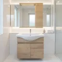 Lavabo meuble +miroir Equinox 65 cm – MDF 1BRILLANT, couleur soft vingue 90-922 3ELMT (CLK)