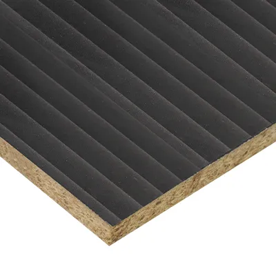 MELAMINE 2400X1200 17MM  BLACK LINE MARBLE 3044  (UE)