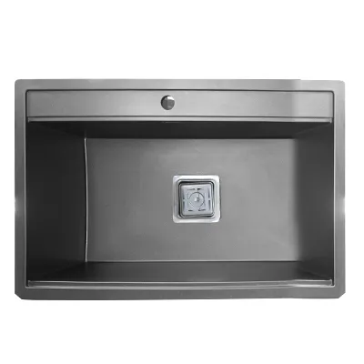 Evier quartz simple bac G mars avec accessoires (UE)