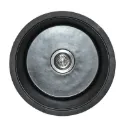EVIER QUARTZ SIMPLE ROND  18x18  GALAXY BLACK  8.40KG AVEC BOND ET FLEXIBLE