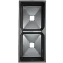 EVIER QUARTZ  DOUBLE  45x20  GALAXY BLACK 28.00KG