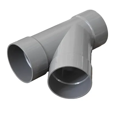 TEE CULOTTE EN PVC 45° Ø100 MM F/F 2110207123