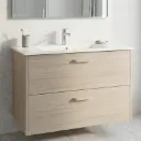 LAVABO MEUBLE CAJ ROBLE MALMO 80CM 11882+2171 SANS MIROIR   (RANDAL)