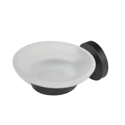 PORTE SAVON 109*126*55mm EN INOX 304 MATT BLACK X-SN010-08 EQUINOX (ZLTL)