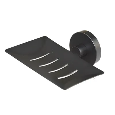PORTE SAVON 125*112*55mm EN INOX 304 MATT BLACK X-SN010-08A EQUINOX  (ZLTL)