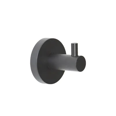Porte serviette a crochet 55*53*55mm en INOX 304 matt black X-SN010-06C Equinox (ZLTL)