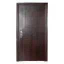 Porte metallique ouverture droite ext No 118 2050x960 mm dark wallnut U986332