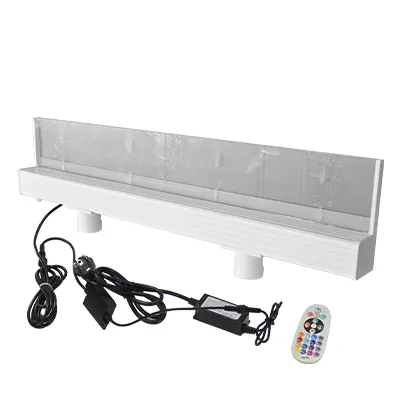 MUR D'EAU AVEC ECLAIRAGE LED   L 900 x W 125 mm 5.94KG AVEC COMANDE ET ADAPTATEUR 12W (3040208684) 3040208683