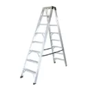 ESCABEAU DOUBLE EN ALU A2.18 ,  B2.00M (W53.6XL218.4XH18.7CM) 8marches 13.3KG  SINAI PRO (MM)