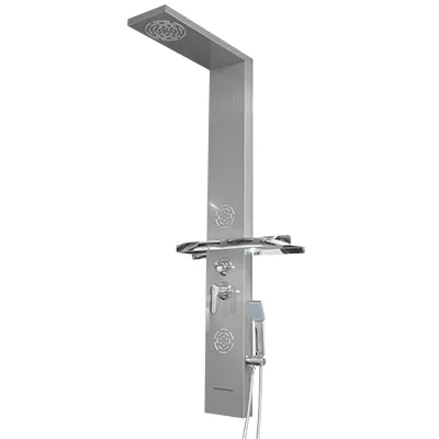 Colonne de douche hydromassante Chrome 1400x220 Ref 5669 (ZLTL)