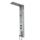 Colonne de douche avec robinetterie integree Chrome 1400x220 Ref 5957 (ZLTL)
