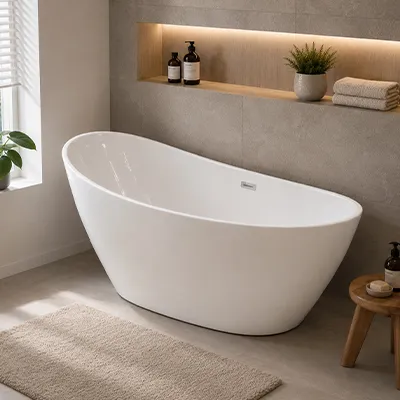BAIGNOIRE ACRYLIC Blanc 1800x800x750mm D-9045 (RITL)