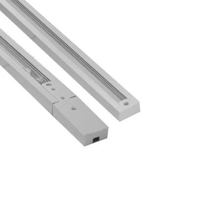 PROFILE DE RAIL POUR SPOT SUR RAIL 2M L:1970x35x27 Max 500W 85-265V (BLANC) (ZLTL)