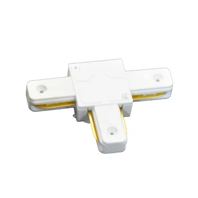 CONNECTEUR EN T POUR SPOT LED L:105x70x27 Max 500W 85-265V (BLANC) (ZLTL)