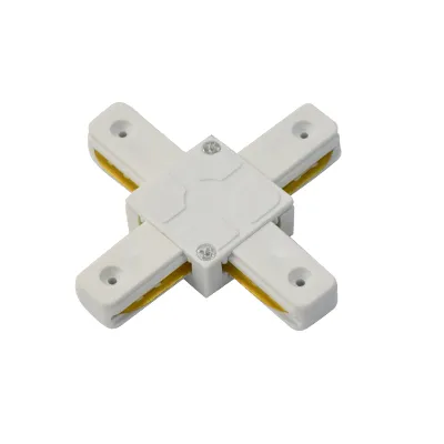 CONNECTEUR EN X POUR SPOT LED L:105x105x27 Max 500W 85-265V (BLANC) (ZLTL)