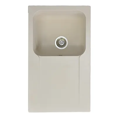 Evier resine simple bac STKN 1C1E beige Avena c/Poly 11101003