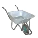 Brouette professionnelle galvanisee roue pleine F11-LG gris  (MRL)