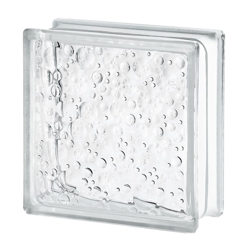 [ADC015] BRIQUE DE VERRE 19x19x8cm WATER BUBBLE =Crown Bubble PRIX NET