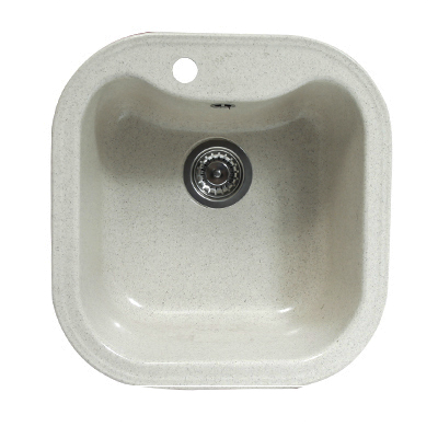 [ADE051] EVIER RESINE SIMPLE BAC STKD ESTILO 1C GRANITO ARENA 21096001 -15%