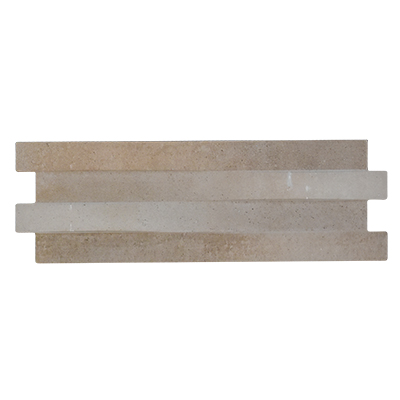 [CSM159] CARREAUX MURAL 17X52 EC.CHEROKEE SAND / RLF (MT) (ECRM)