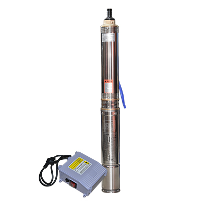 [AGP051] POMPE DE FORAGE EAU CLAIRE EKO CE   750W 220V 67M 4.8M³/H  1.5" 2850rpm  IP068  AVEC BOITIE 3060203202