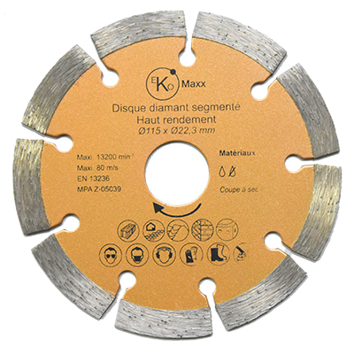 [DQD011] DISQUE DIAMANT SEG. EKO Ø115xØ22,3mm U954201