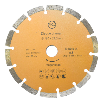 [DQD013] DISQUE DIAMANT SEG.  Ø180XØ22.3MM EKO 180D U954204